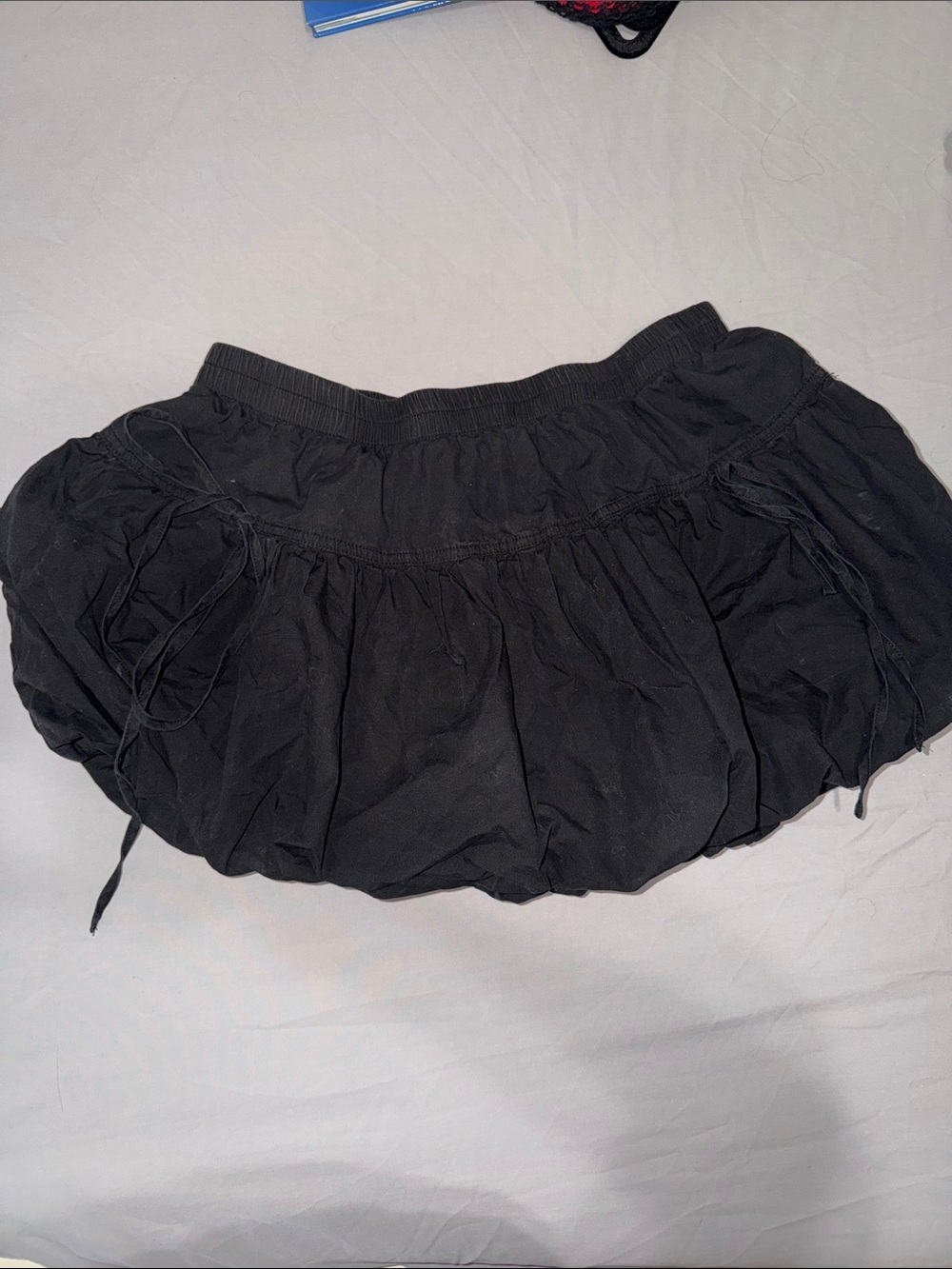 Princess Polly Black Mini Bubble Skirt